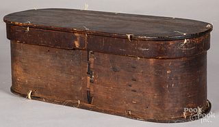 Bentwood box, 19th c.
