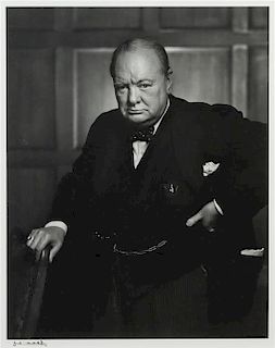 Yousuf Karsh, (Armenian, 1908-2002), Winston Churchill