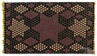 Star penny rug