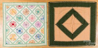 Four quilts, mid 20th c.