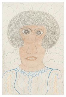 * Inez Nathaniel Walker, (American, 1911-1990), Portrait of a Woman, 1976