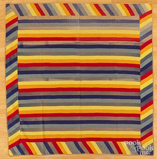 Rainbow quilt, early 20th c.
