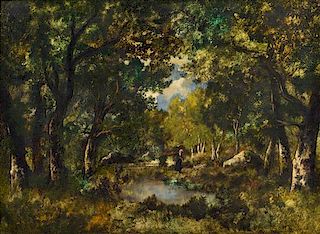 * Narcisse-Virgil Diaz de la Pena, (French, 1808-1876), Forest of Fontainebleau