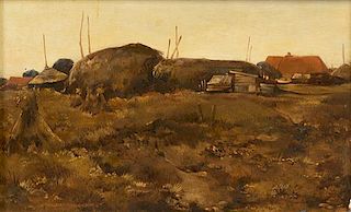 Willem van den Berg, (Dutch, 1886-1970), Barn at Lucham