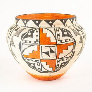 Large Native American Vintage Acoma Pueblo Olla Pot