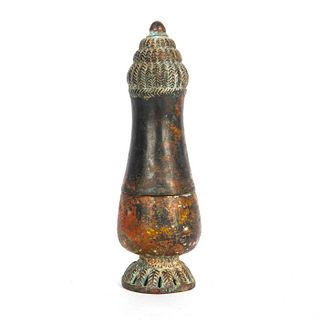 16Th C. Cambodian Lost Wax Casting, Bronze Incense Burner