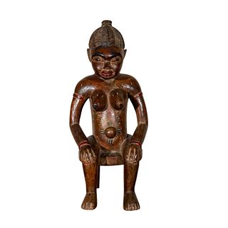 Senufo Maternity Wooden Figure, Ivory Coast