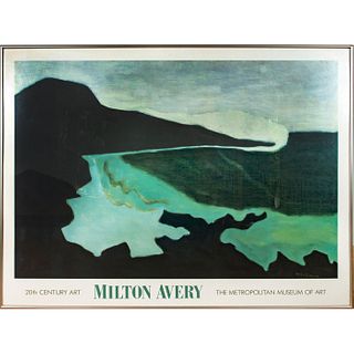 Framed Milton Avery Museum Art Poster