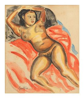Sir Jacob Epstein, (British, 1880-1959), Nude of Sunita, c. 1932