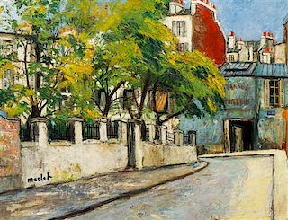 * Elisee Maclet, (French, 1881-1962), French Street Scene