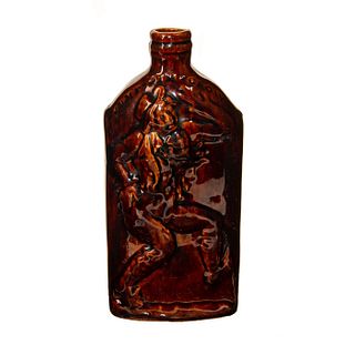 Vintage Jim Crow Whisky Flask