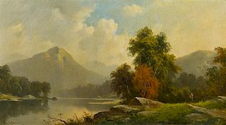 George Loring Brown, (American, 1814-1889), The White Mountains