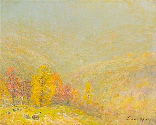 * Jonh Joseph Enneking, (American, 1841-1916), Golden Hillsides