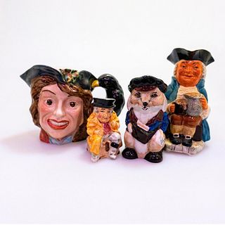 Group of 4 Assorted Character and Toby Jugs