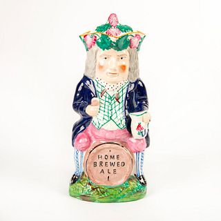Early 19Th Century Staffordshire Toby Jug, Home Brewed Ale