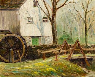 * Robert William Vonnoh, (American, 1858-1933), The Mill