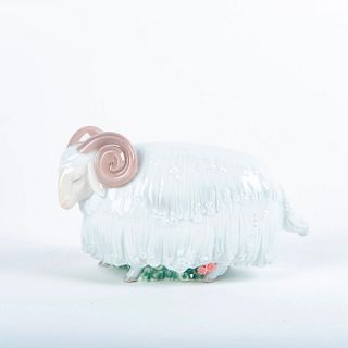 Lladro Porcelain Figurine, Ram In The Meadow 01008443