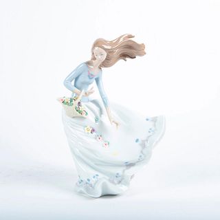 Lladro Porcelain Figure, Petals On The Wind 1006767