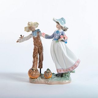 Lladro Porcelain Figurine, Scarecrow And The Lady 01005385