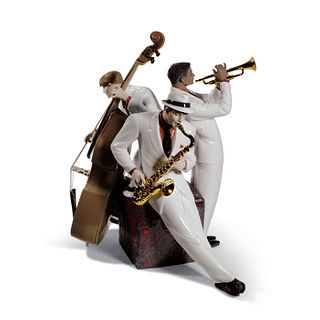 Lladro Porcelain Figurine, Jazz Trio 1008568