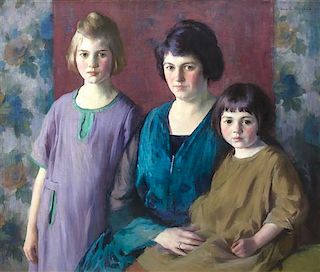 Ivan Gregorewitch Olinsky, (American/Russian, 1878-1962), Kip Family Portrait, 1922