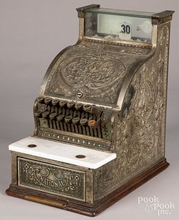 National brass cash register, #313