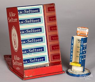 Alka-Seltzer tin lithograph store display