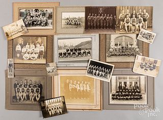 Group of sports photographs, early to mid 20th c.