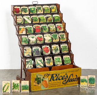 Rices Seeds display cabinet