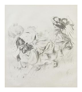* Pierre-Auguste Renoir, (French, 1841-1919), Enfants jouant a la balle, 1900