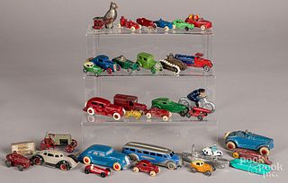 Group of slush metal and die cast cars