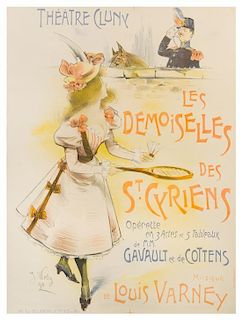 Jacques Wely, (French, 1873-1910), Les demoiselles des St. Cyriens, 1898