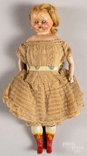 Early wax doll