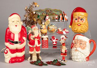 Large group of vintage Christmas items