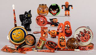 Group of Halloween items