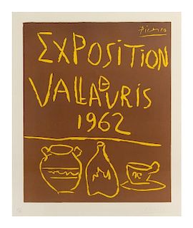 * Pablo Picasso, (Spanish, 1881-1973), Exposition Vallauris, 1962