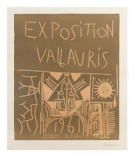 * Pablo Picasso, (Spanish 1881-1973), Exposition Vallauris, 1961
