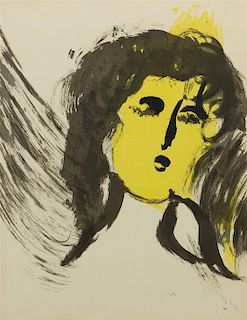 Marc Chagall, (French/Russian, 1887-1985), Angel, 1956