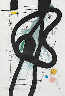 Joan Miro, (Spanish, 1893-1983), Le grand carnassier, 1969