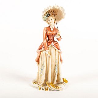 Antonio Borsato Italian Figurine, Woman With Parasol