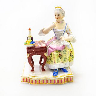 German Porcelain Figurine, Sense of Taste