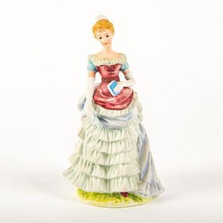Lefton China Figurine, Lady with Blue Book KW653