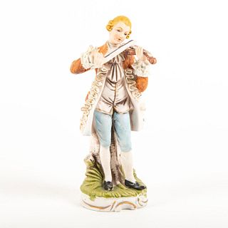 Vintage Ceramic Figurine, Violinist