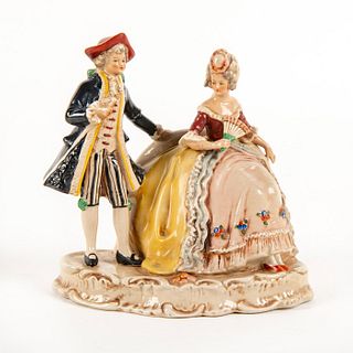 Vintage German Porcelain Figurine, Couple