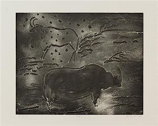Elaine de Kooning, (American, 1919-1989), Torchlight Cave Drawings (IV), 1985