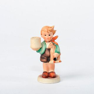 Goebel Hummel Figurine, Boy with Toy Horse Candle Holder 117