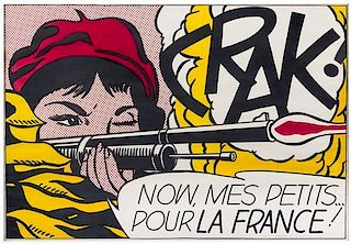 Roy Lichtenstein, (American, 1923-1997), Crak!, 1963