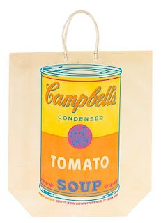 Andy Warhol, (American, b. 1928), Campbells Soup Can Shopping Bag, 1966