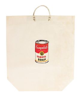 Andy Warhol, (American, b. 1928), Tomato Soup Can Shopping Bag, 1964