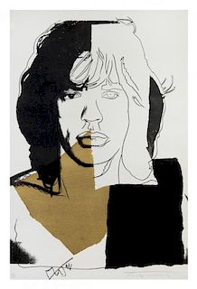 Andy Warhol, (American, 1928 - 1987), Mick Jagger, 1975